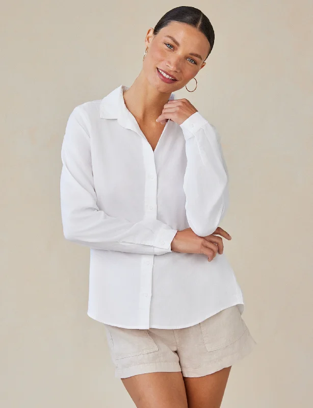 The Classic Button Down, White