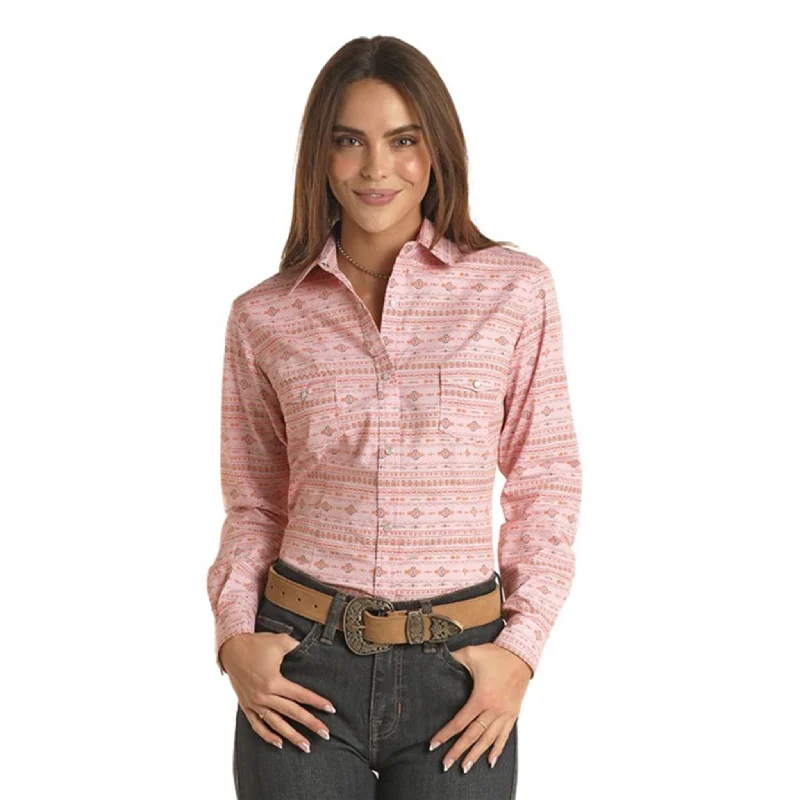 Panhandle Baby Pink Snap Shirt