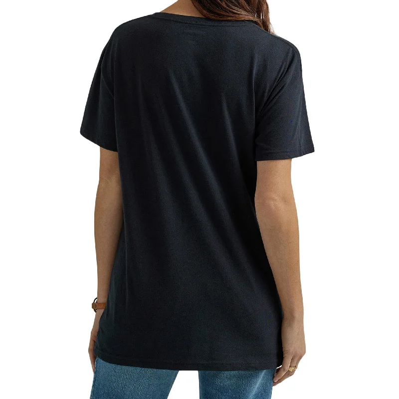 Wrangler Women's Black Long Live Cowboys Desert Tee