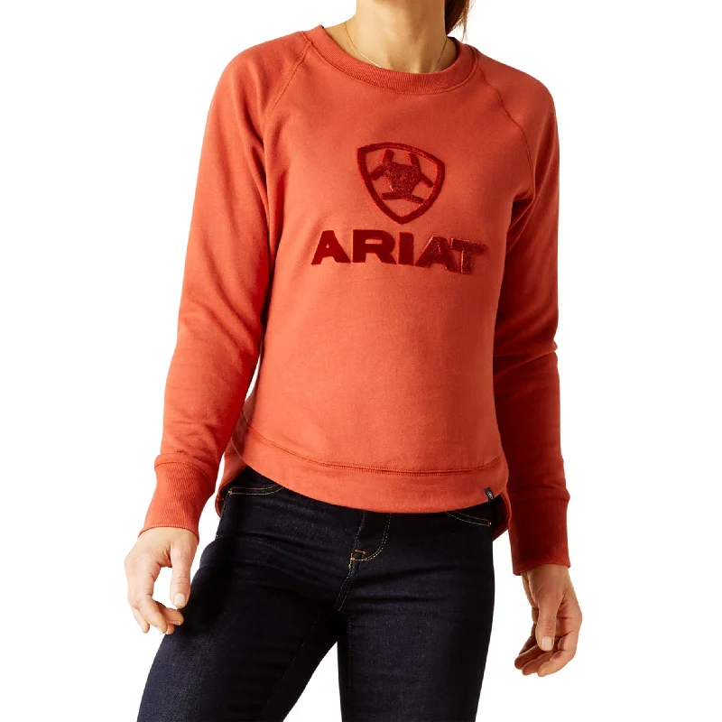 Ariat Women's Benicia Burnt Brick Sweatshirt