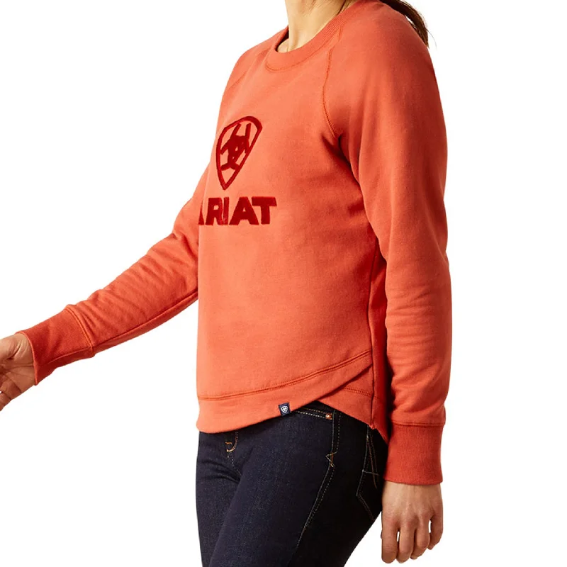 Ariat Women's Benicia Burnt Brick Sweatshirt