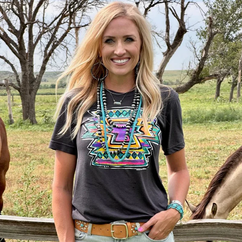 Callie's Neon Aztec Tee