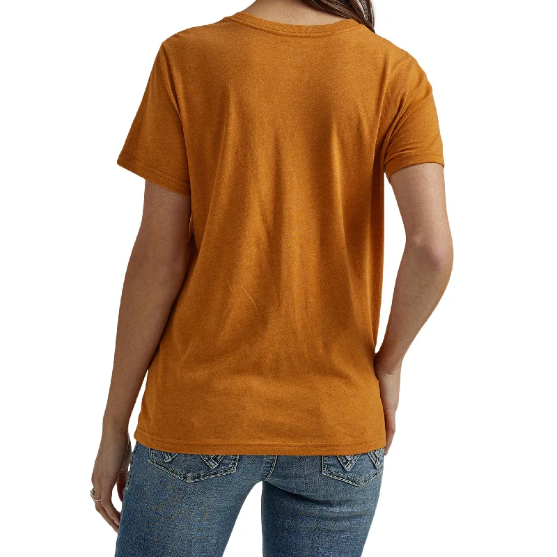 Wrangler Women's Mustard Desert Scene Tee