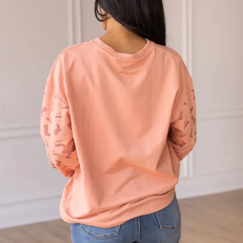 Yee Haw Blush Sweatshirt