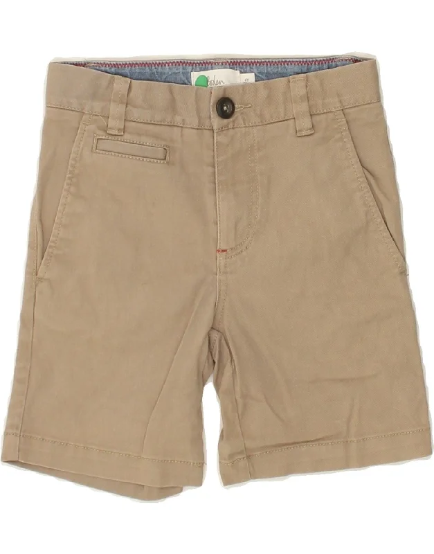 BODEN Boys Chino Shorts 5-6 Years W22 Beige Cotton