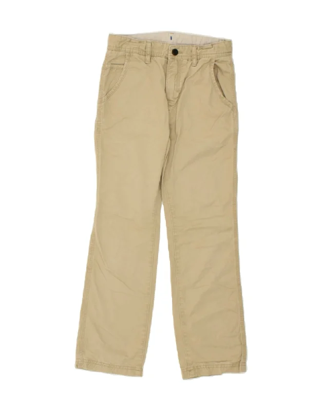 GAP Boys Straight Chino Trousers 11-12 Years W24 L26 Beige Cotton