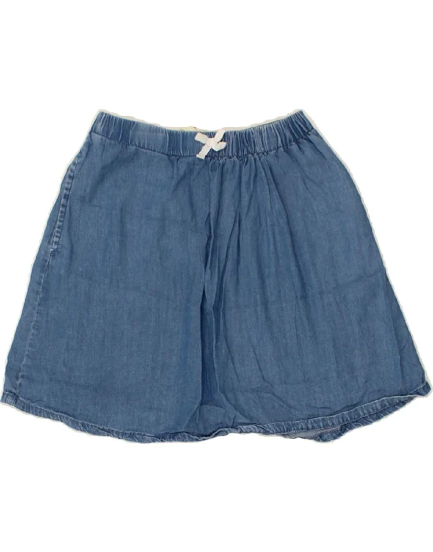 LEVI'S Girls A-Line Skirt 13-14 Years W22 Blue Lyocell