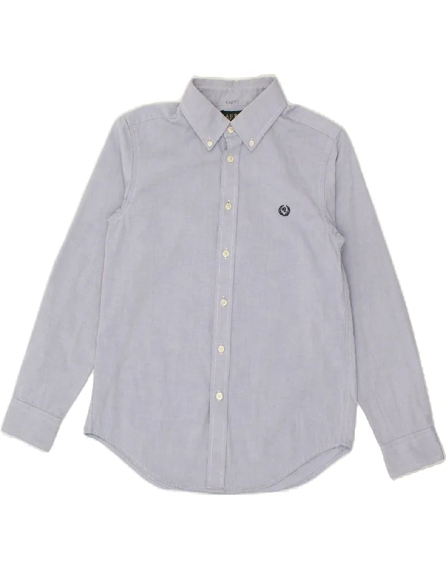 RALPH LAUREN Boys Shirt 13-14 Years Blue Cotton