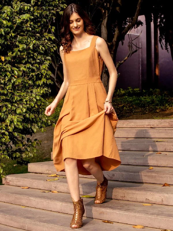 Camla Barcelona Tan Dress