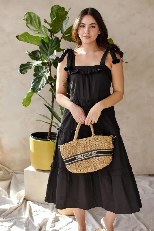 Maria Black Pom Pom Midi Dress