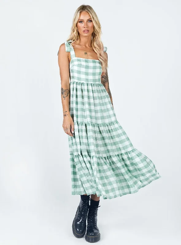 Rae Midi Dress Green