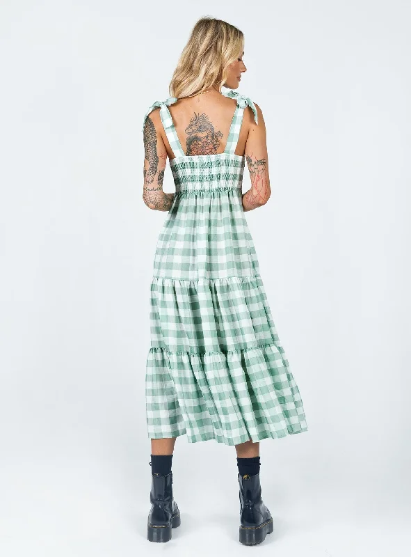 Rae Midi Dress Green