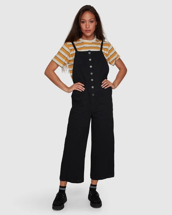 RVCA - Shoutout wide leg jumpsuit! 8-10