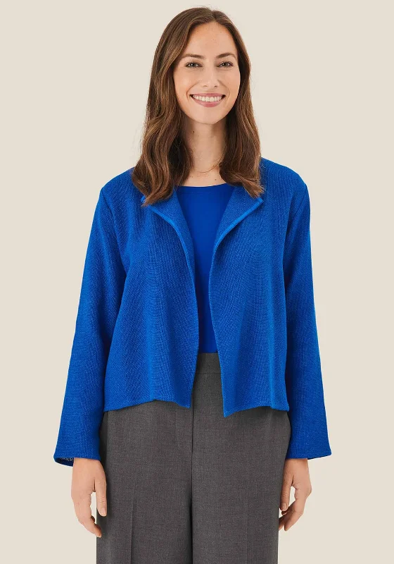 Masai Julitta Boucle Short Open Jacket, Blue