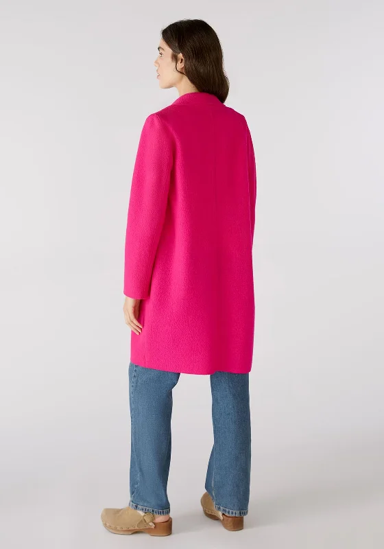 OUI Mayson Boiled Wool Jacket, Pink