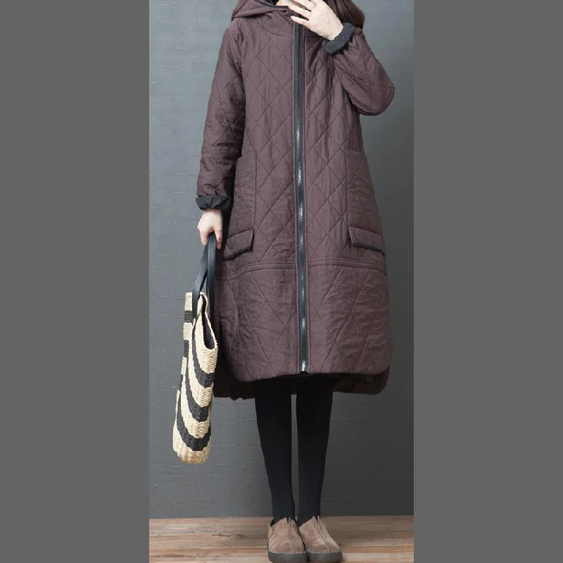 top quality oversize snow jackets coats chocolate hooded pockets winter parkas