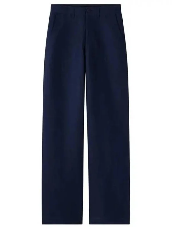 Seaside Straight Pants Navy