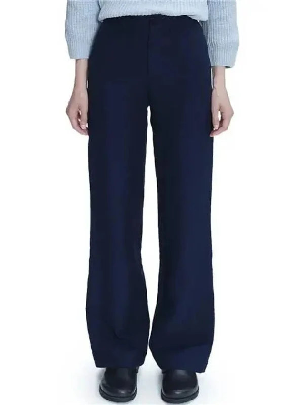 Seaside Straight Pants Navy