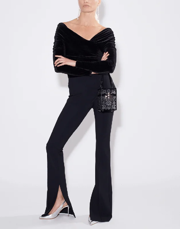 Bonded Neoprene Flare Pant