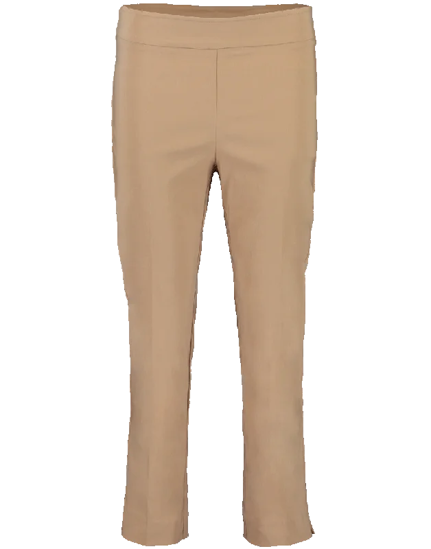 Brigitte Straight Leg Side Slit Pant