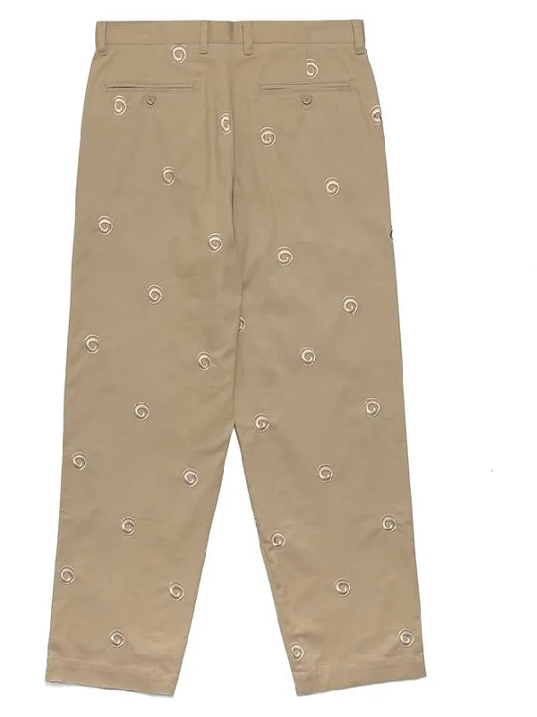 Health Seekers Golfers Malbon Embroidered Chino Pants KHAKI