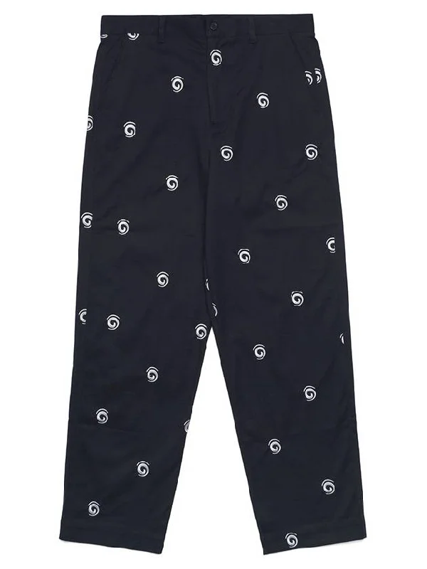 Health Seekers Golfers Malbon Embroidered Chino Pants NAVY