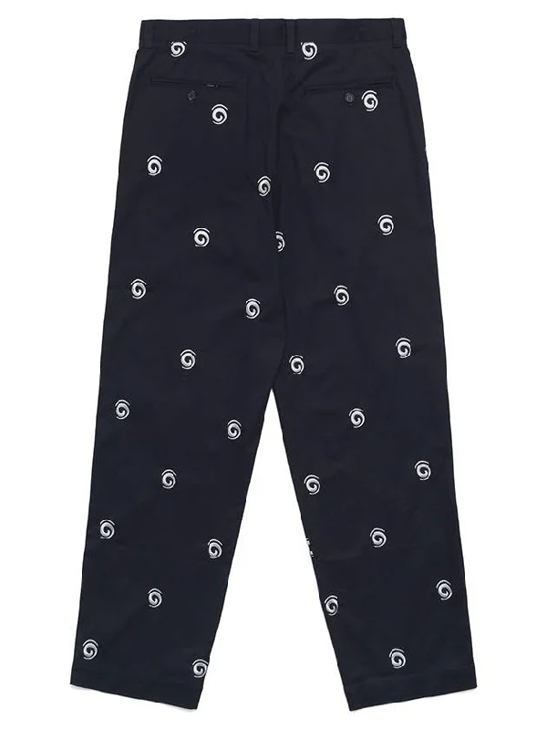 Health Seekers Golfers Malbon Embroidered Chino Pants NAVY