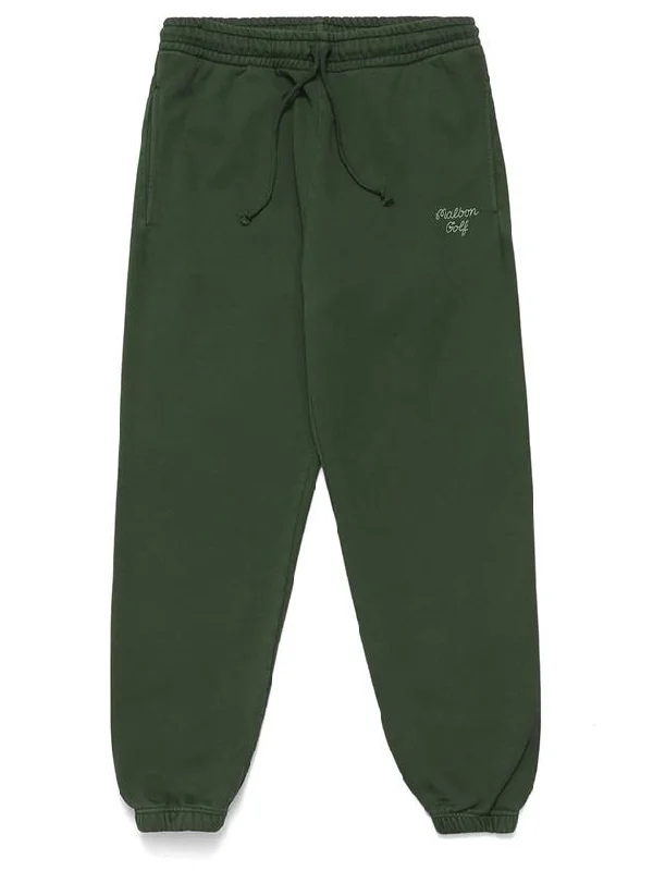 Health Seekers Golfers Marlbon Script Sweatpants GREEN