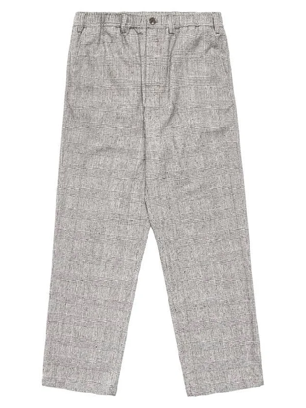 Health Seekers Golfers Wool Check Trousers BEIGE