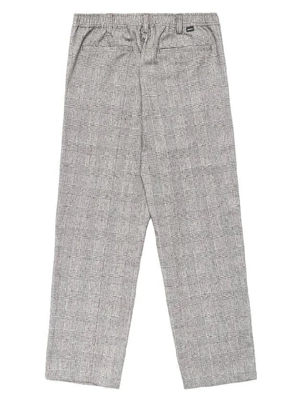 Health Seekers Golfers Wool Check Trousers BEIGE