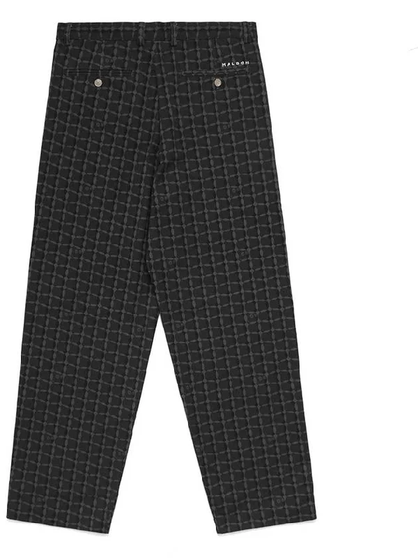 Paradise In Play Rattan Chino Pants BLACK