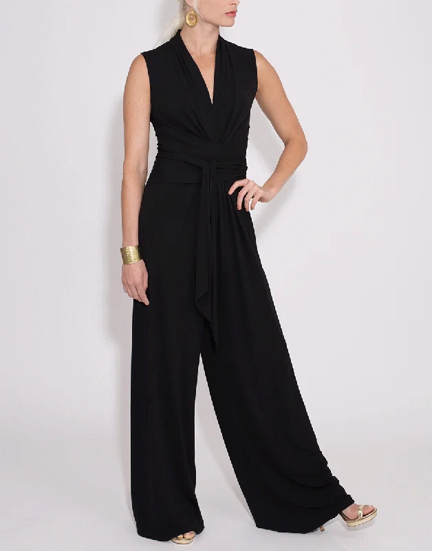 Wrapped Palazzo Jumpsuit