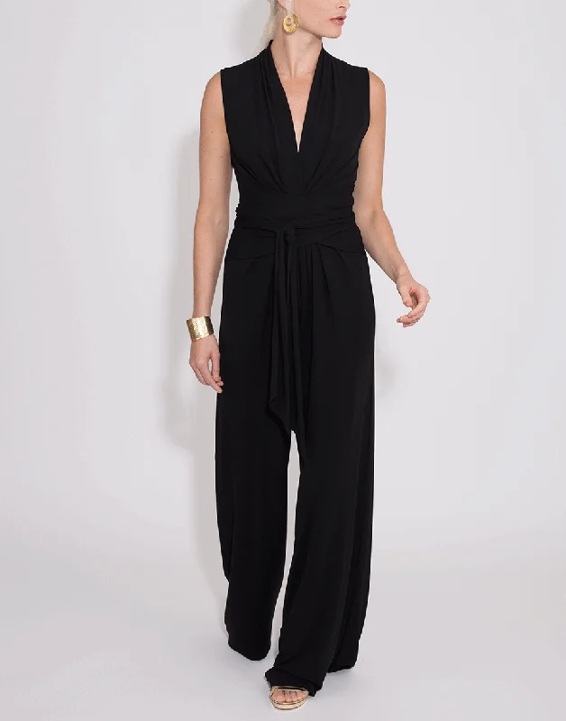 Wrapped Palazzo Jumpsuit