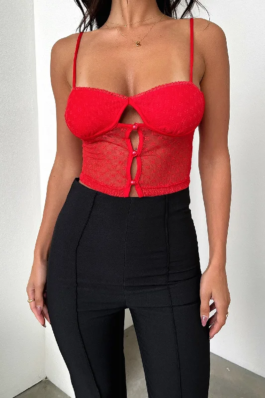 Kacey Crop - Red