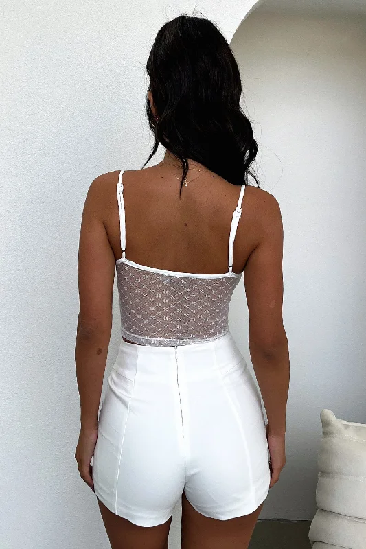 Kacey Crop - White