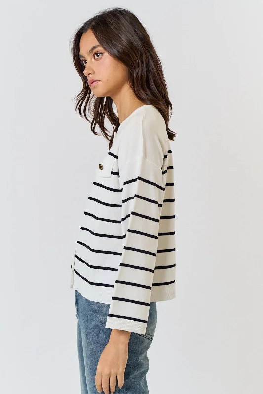 Striped Cardigan