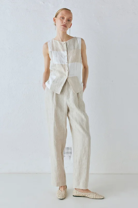 Rare Linen Vest Natural