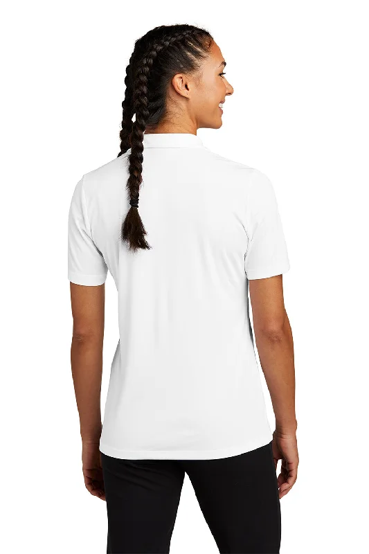 Sport-Tek Womens Moisture Wicking Short Sleeve Polo Shirt - White