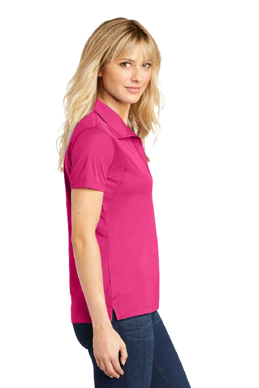 Sport-Tek Womens Sport-Wick Moisture Wicking Short Sleeve Polo Shirt - Raspberry Pink