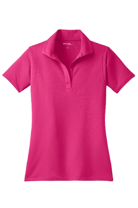 Sport-Tek Womens Sport-Wick Moisture Wicking Short Sleeve Polo Shirt - Raspberry Pink