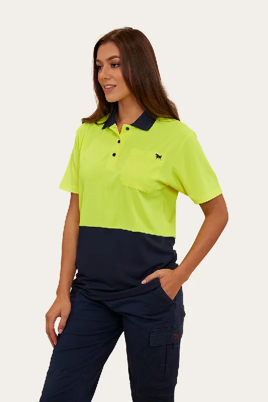 Tracks Womens Hi-Vis Polo - Neon Yellow