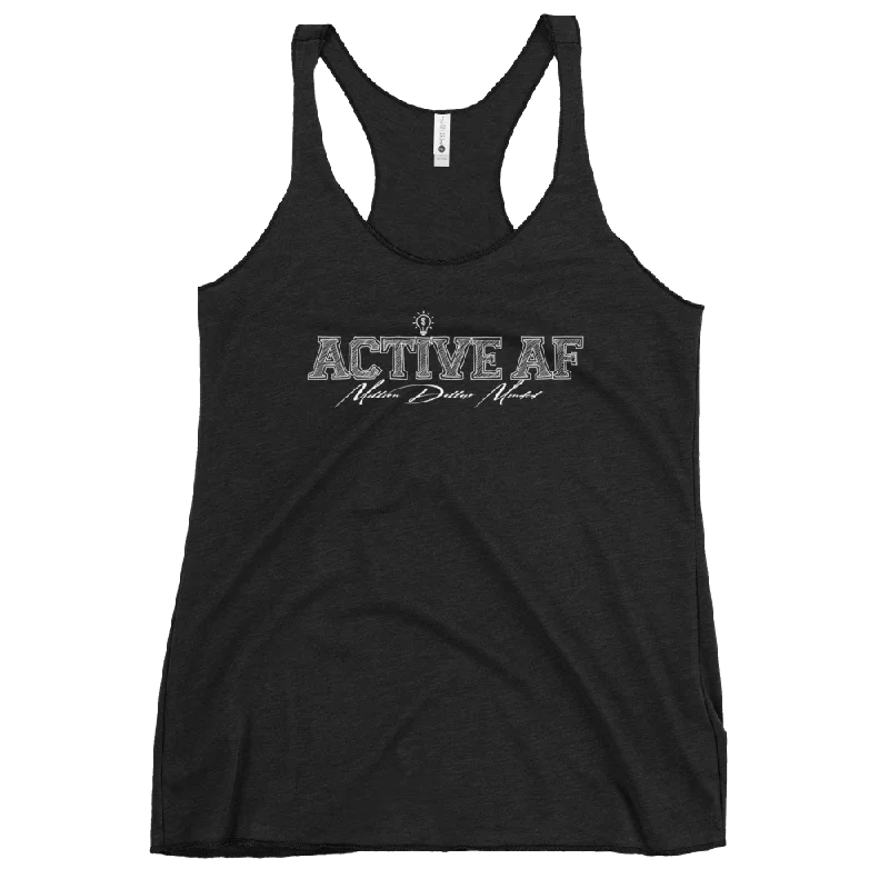 Active AF College Women's Racerback Tank Top