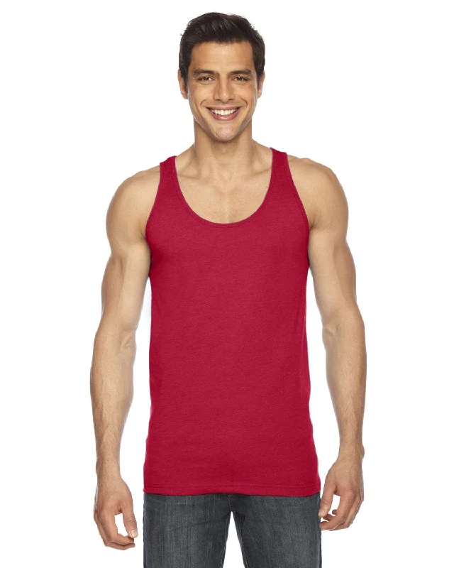 American Apparel Unisex Poly-Cotton Tank | Red