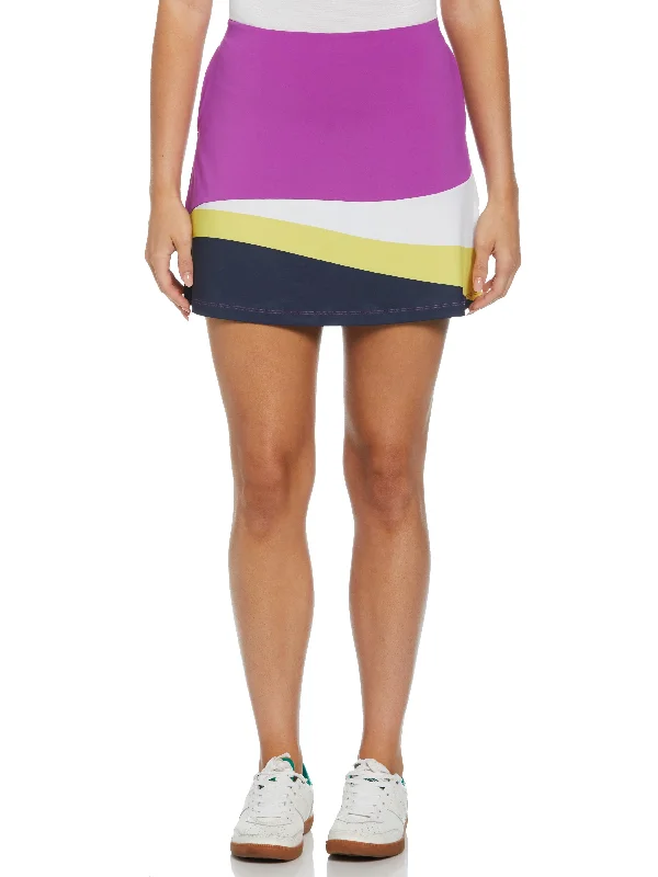 Women's Color Block Skort