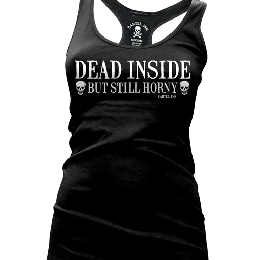 Dead Horny Women's Racer Back Tank Top