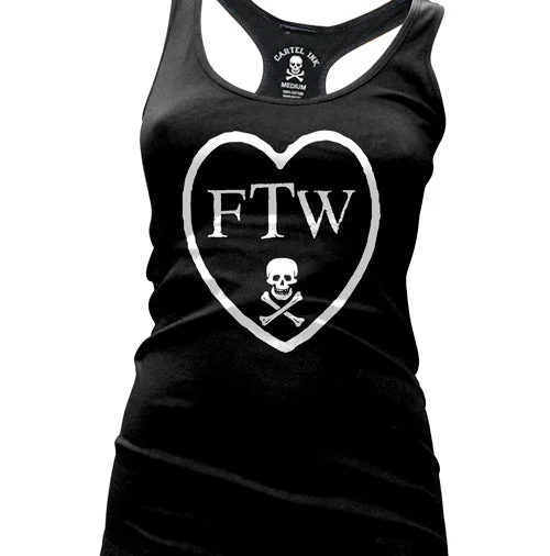 FTW Heart Women's Racer Back Tank Top