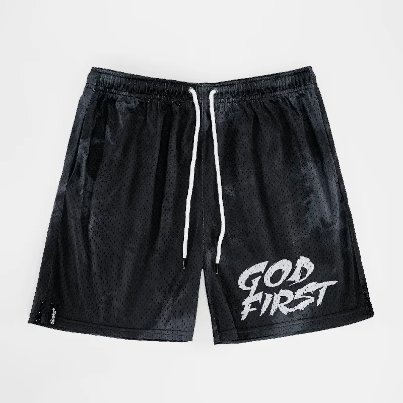 God First Black Shorts - 7