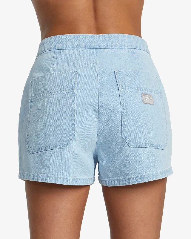 Goldie Denim Shorts - Light Vintage Wash