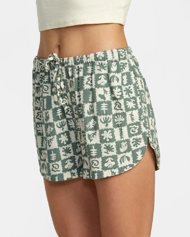 New Yume Printed Shorts - Jade