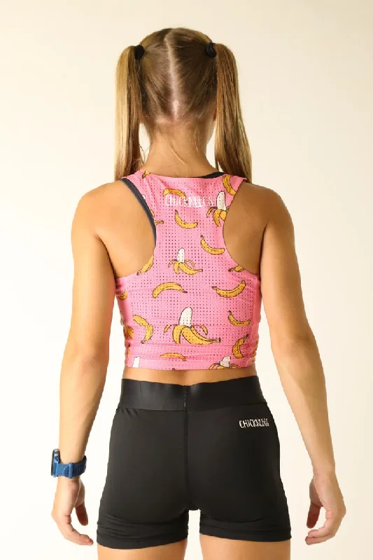 Pink Bananas PWR Crop Top